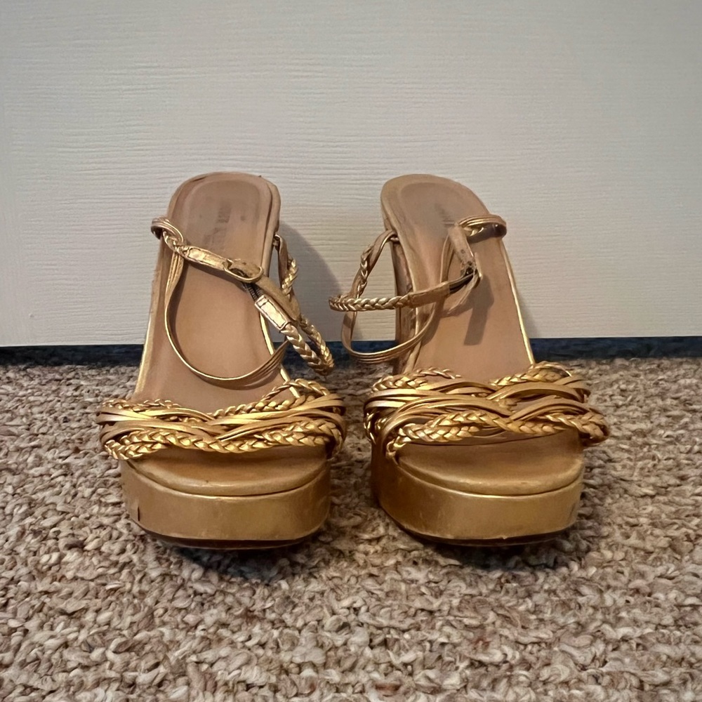 Anne Klein Gold Sandals